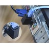 CERRXIAN 90 Degree Ethernet LAN RJ45 Male to Female, Right
