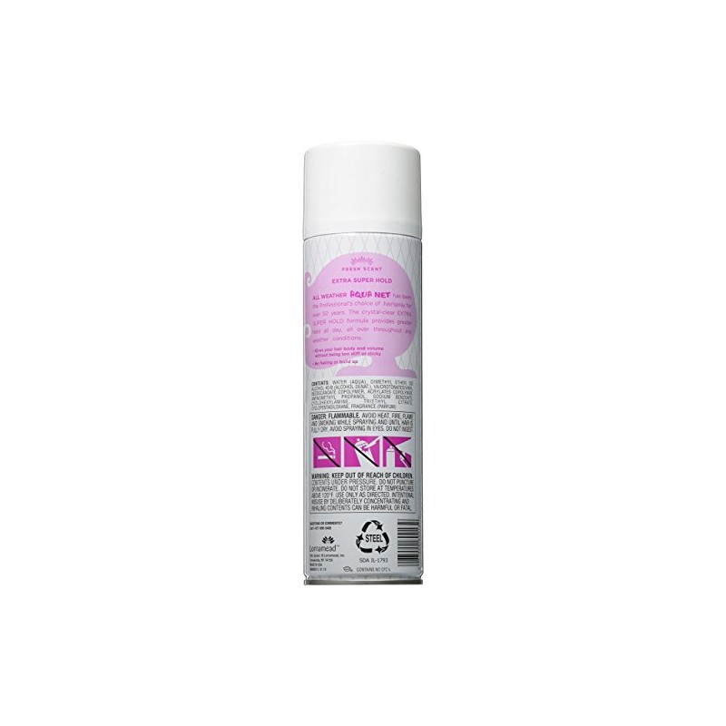 Aqua Net Professional Hair Spray Extra Super Hold 3 Fresh
