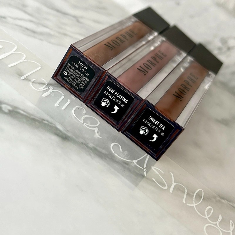 Morphe New Morphe Rosy Nude Lip Gloss Set 4.5ml x3