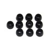 Earbudz Earbudz 10 Pairs Small Silicone Replacement Earbud Tips (Black)