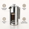 French Press Coffee Maker for Home and Office - Double-Wall