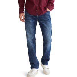 AEROPOSTALE Men's Straight Jean, Dark Wash