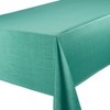 Casual Dining 70 x 108-inch Faux Silk Oblong Tablecloth, Teal