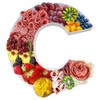 12" Cardboard Letter Shaped Tray Paper Mache Sweets Birthday Charcuterie