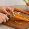 Soro Essentials- 7-1/4” Stainless Steel Serrated Swivel Peeler Knife with