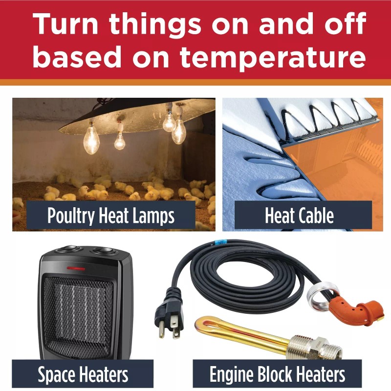 Radiant Solutions ThermaCord TC-2000 Temperature Controlled Thermostat Outlet
