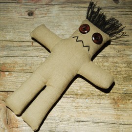 Darko Doll Raw - Voodoo Doll with Needle and Ritual Instructions