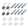 4 set 1964-1967 Chevelle headlight adjuster kit: Screws, Nuts, and
