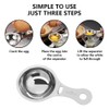 Henyall Stainless Steel Egg Separator – Egg Yolk & Egg