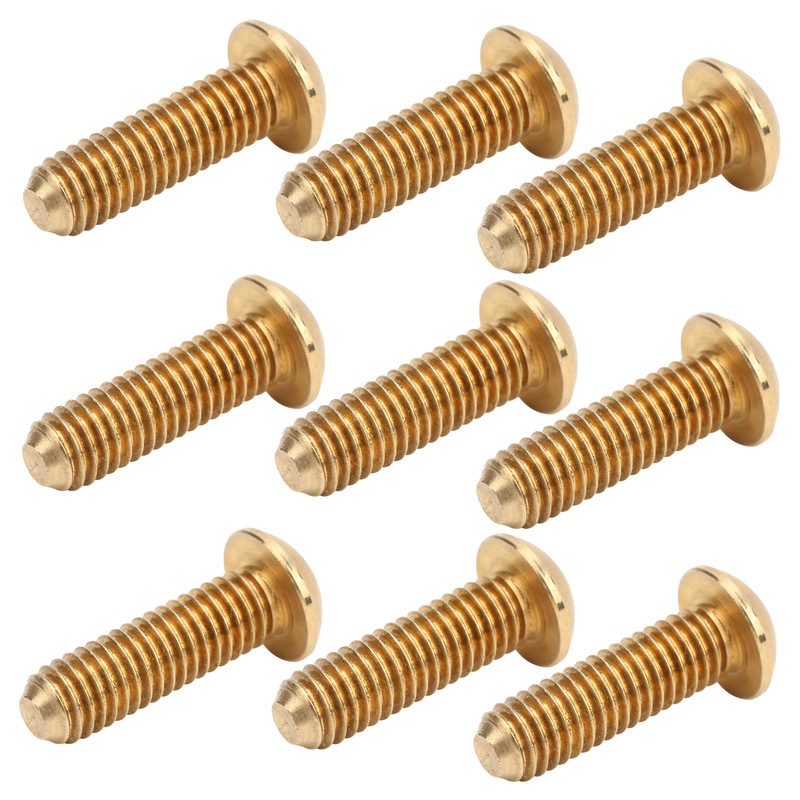 50Pcs Round Hex Socket Screw Copper Fastener Hardware Tools Industrial