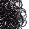 Black Anodized Aluminum Jump Rings 250 1/4 18g Saw Cut