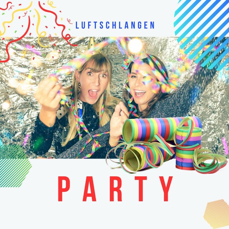 Nico Europe® Streamers Pack of 100 5 Colours 4/18