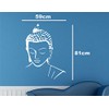 Heaven Decors Vinyl Flowers, Religion Wall Sticker, 23.22 x 0.39