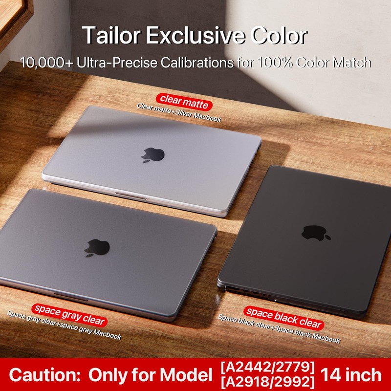 Soonjet Case Compatible with MacBook Pro 14 inch Case 2023-2021