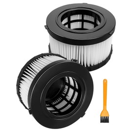 TIKSCIENCE DC5151H Filter Replacement Fit for DEWALT DC515 DCV517 DCV517B Wet Dry Vacuum One-Half-Gallon, with Cleaning Brushes