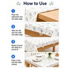 BHFOW 48 PCS Clear Tablecloth Clips for Tables, Acrylic Table