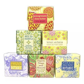 Greenwich Bay 6 Pack Hand Soap Bars with Essential Oils and Shea Butter