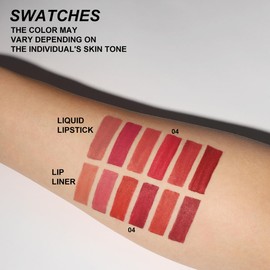 YOUNG VISION Liquid Lipstick & Lip liner Combo Set, Matte Lip Contour Kit - Durable, Waterproof, Kit de Labios Matte for Lasting Definition…