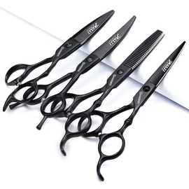 Tijeras de corte de pelo de 7/8 pulgadas para peluquería, herramientas especiales para el cabello (6 pulgadas, 4 piezas)
