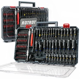 86-Piece Magnetic Impact Nut Driver Set, SAE/Metric Nut Driver Set, Right Angle Drill Driver, Socket Adapters, Bit Holder, Wing Nut Driver, Ratchet Bit Driver, Quick Release Extension, Power Bits