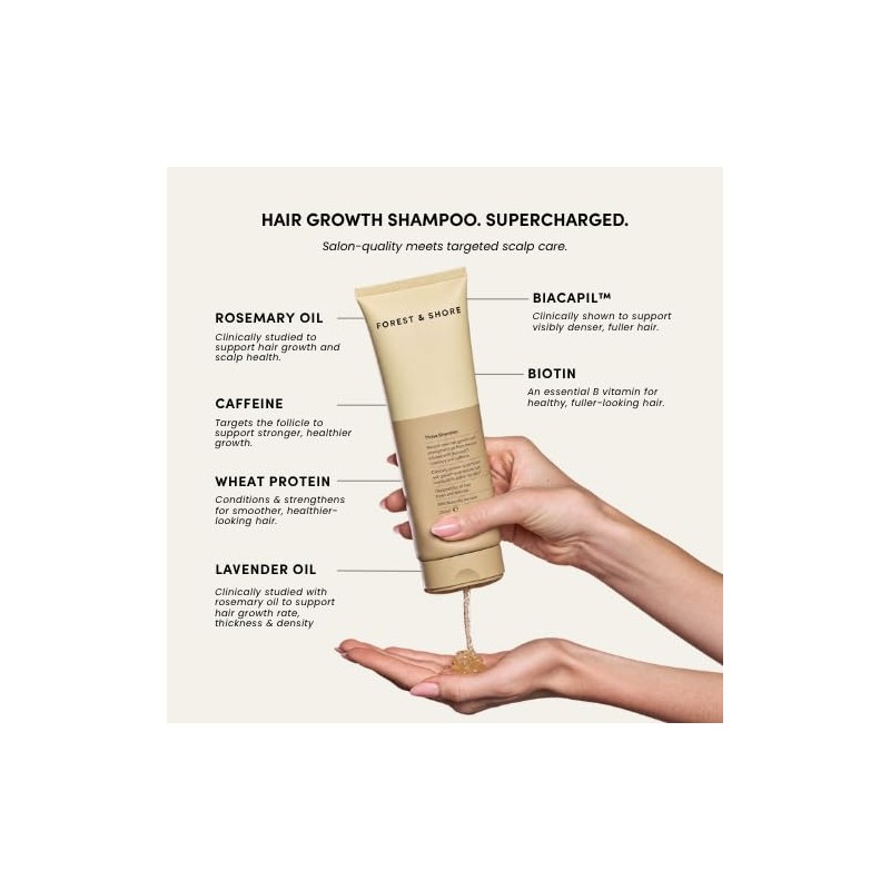 Forest & Shore Hair Growth Shampoo for Women & Men