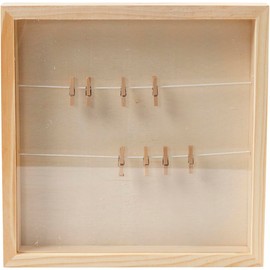 57453 Create Craft 3D-Rahmen mit Klammern, 23 x 23 cm