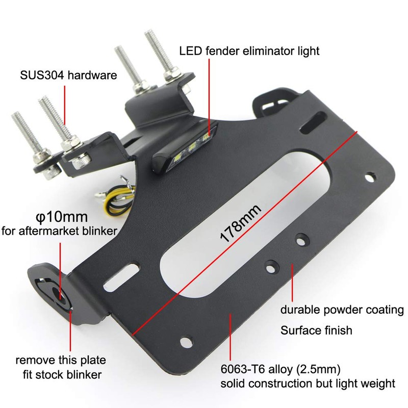 Xitomer Tail Tidy, Fender Eliminator Fit for FZ-07 MT-07 2014