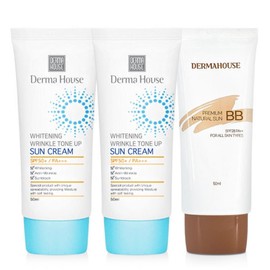 Whitening Wrinkle Tone-Up Sunscreen 2 + Sun BB Cream / Triple Functional SPF50+PA+++ / Blemish Cover / 화이트닝 링클 톤업 썬크림2개+썬비비크림 3중기능성 SPF50+PA+++잡티커버