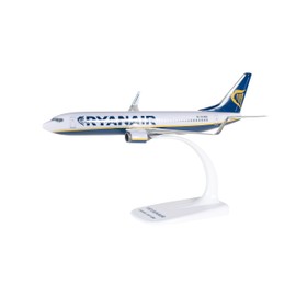 Herpa 609395 Ryanair Boeing 737-800 Flugzeug Aircraft Model Kit, Multi-Colour