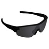 Alphax Stealth Black Polarized Replacement Lenses for Oakley RadarLock XL