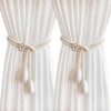 Pack of 4 Curtain Tiebacks, Curtain Rope Buckles, Curtain Holdbacks