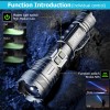 Garberiel High Lumen Super Bright 30W LED Flashlight Rechargeable Tactical