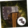 Levemolo Leather Axe Sheath Camp Axe Head Protector Easy Snap