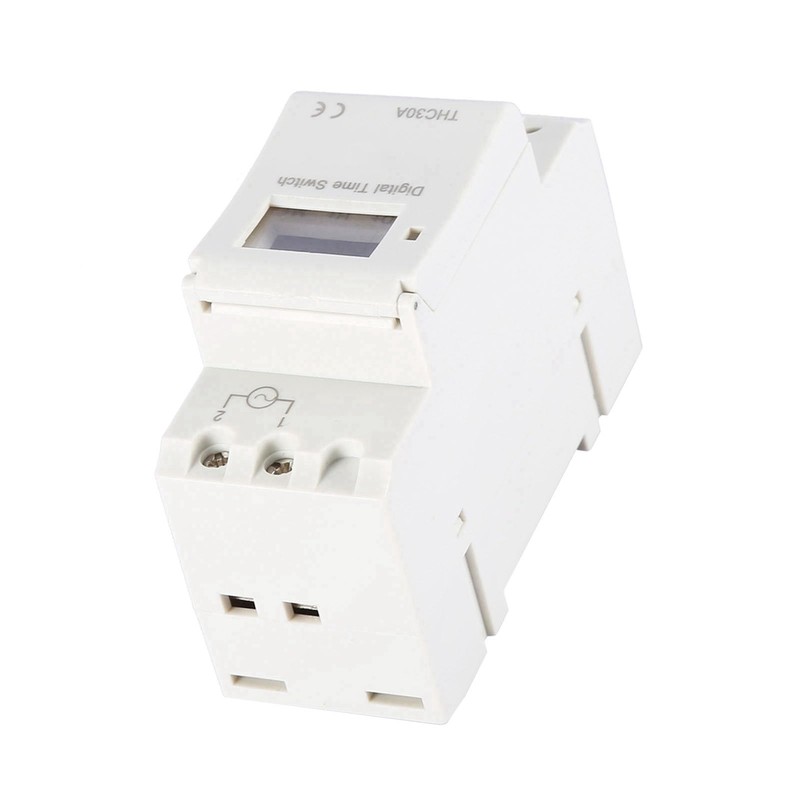 Walfront 30A Digital Timer Switch 7 Day Programmable Electronic Time