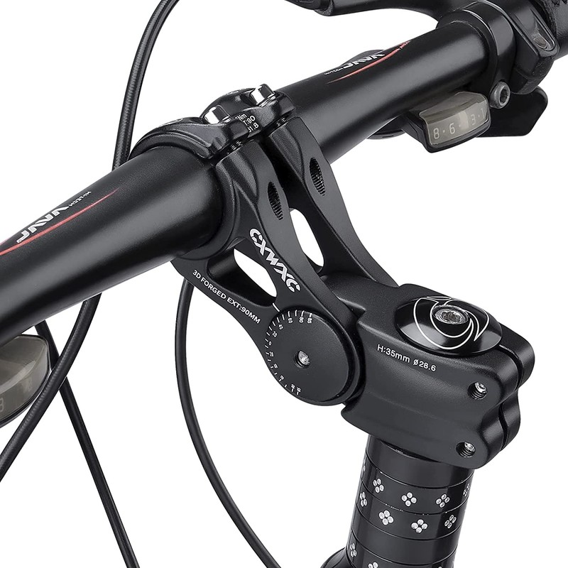 CXWXC Bicycle Handlebar Stem Adjustable Aluminium Alloy Handlebar Riser for