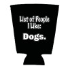 Coolie Junction List of People I Like Dogs Pint Glass