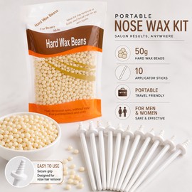 Portable Nose Wax Kit for Men & Women – 50g At-Home Nose Hair Removal Set for Grooming & Travel