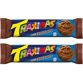 Trakinas Biscoito Recheado 126g - Trakinas Sandwich Cookie 4.4oz (Chocolate)
