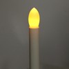 2Pcs Solar Power Candle Lamp Outdoor Flameless Candle Lamp Home