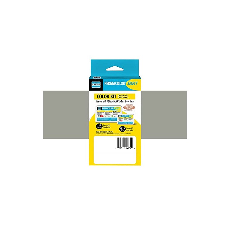 Permacolor SELECT Grout Color Kit (40+ Colors Available) (Natural Grey)