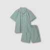 JAJU [JAJU] ★Online Exclusive★ Men/Women 60s Cotton Line 5-Part/3-Part Pajama