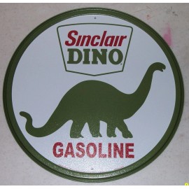 MCA SINCLAIR Dino Dinosaur Gasoline 12" Tin Sign Motor Oil Gas Station Dealer