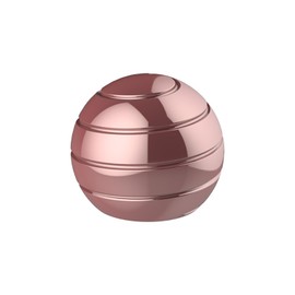 Desktop Ball Gyro Toy Miscellaneous Metal Fingertip Gyro Finger Decompression Toy Desktop Decompression Toy for Adults (Rose Gold)