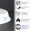 Reston Lloyd, Burner Covers For Electric Stovetop, Decorative Lightweight Tin