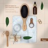 Lampox® Bamboo Hair Brush with Boar Bristles Head Massage Hair