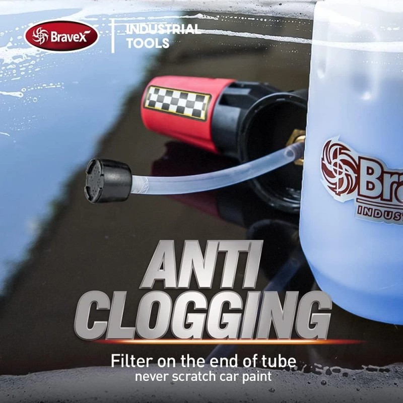 Bravex Foam Cannon Wide Neck Adjustable Car Foam Blaster for