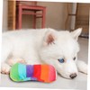 2Pcs Dog Plush Vocal Toy, Bone Shape, Pet Chewing Tools