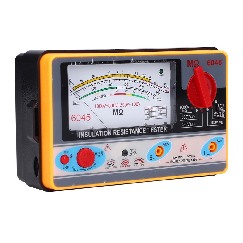 TY6045 Insulation Resistance Tester Portable High Accuracy Megohmmeter 1000V 5MΩ2000MΩ