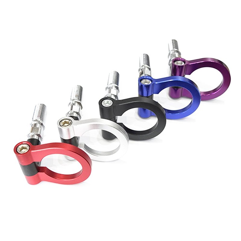 Aluminum Tow Hook for Dress Up! Many Colors (Red)
