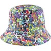 Bucket Hat Reversible Fishing Cotton Summer Festival Sun Cap Comedy